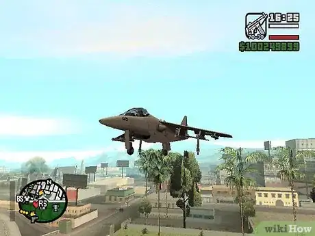 Imagen titulada Fly a Hydra Jet in San Andreas Step 4