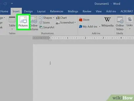 Imagen titulada Add an Image in Word Step 3