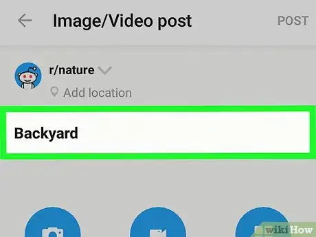 Imagen titulada Post Pictures on Reddit on Android Step 6