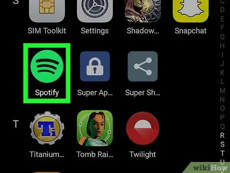 Imagen titulada Clear the Spotify Queue on Android Step 1