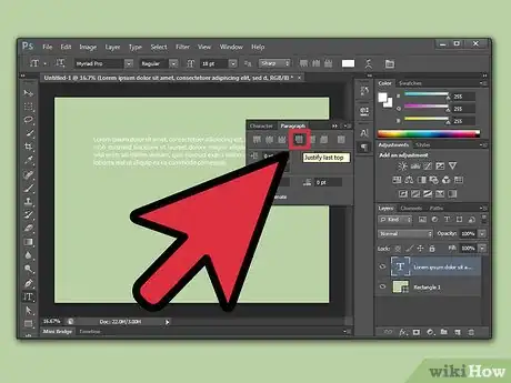 Imagen titulada Justify Text in Photoshop Step 12
