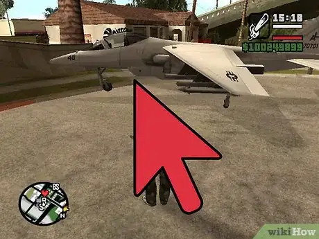 Imagen titulada Fly a Hydra Jet in San Andreas Step 1