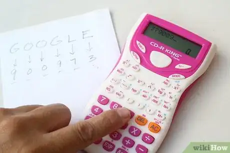 Imagen titulada Write Words With a Calculator Step 4