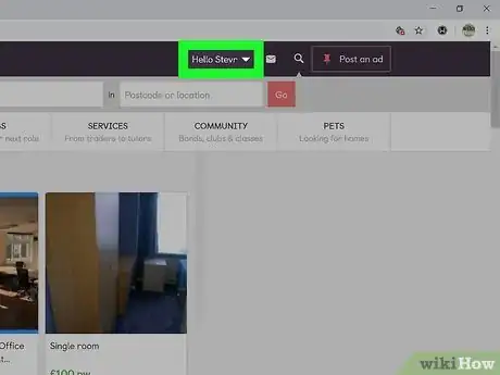 Imagen titulada Delete a Gumtree Account Step 2