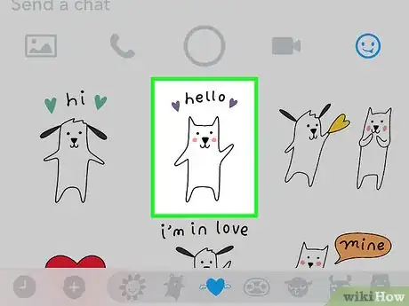 Imagen titulada Add Stickers to a Snapchat Conversation Step 6