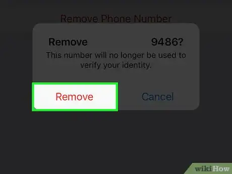 Imagen titulada Change Your iCloud Security Code Verification Number on an iPhone Step 12