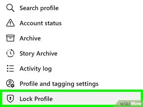 Imagen titulada Lock Facebook Profile Step 7