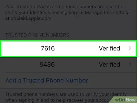 Imagen titulada Change Your iCloud Security Code Verification Number on an iPhone Step 10