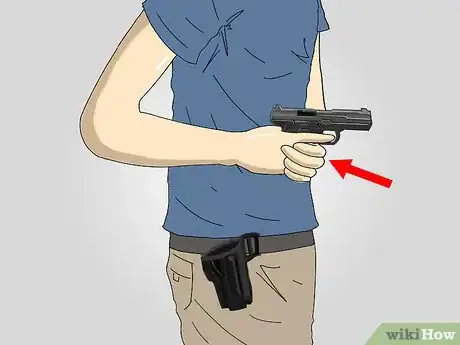 Imagen titulada Do a Tactical Quickdraw With a Pistol Step 4