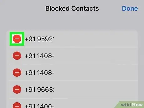Imagen titulada Unblock a Number on an iPhone Step 6