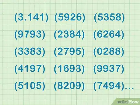 Imagen titulada Memorize Pi Step 1