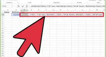 calcular la edad en Excel
