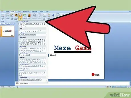 Imagen titulada Create a Maze Game in PowerPoint Step 3
