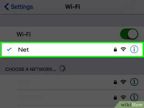 Imagen titulada Set the Default Wi‐Fi Network on an iPhone Step 4