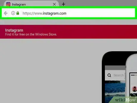 Imagen titulada Open an Instagram Account Through PC Step 1