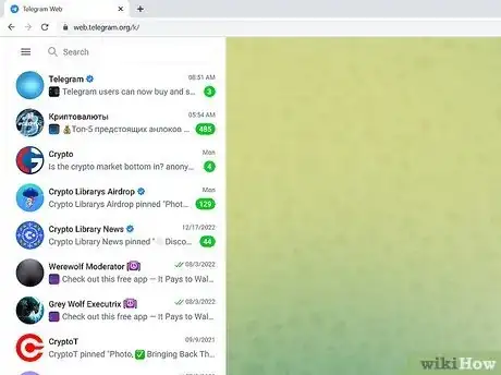 Imagen titulada Log in to Telegram Web on a PC or Mac Step 5
