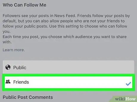 Imagen titulada Enable Followers on Facebook Step 11