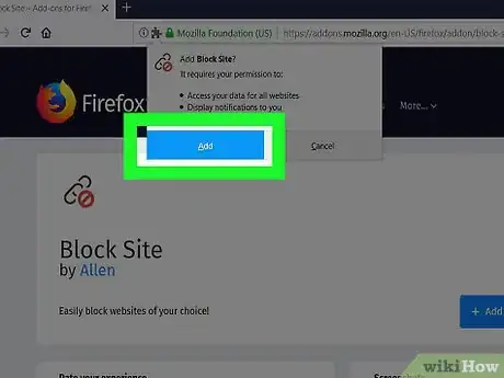 Imagen titulada Block and Unblock Internet Sites with Firefox Step 4
