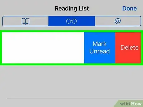 Imagen titulada Remove Items from Safari Reading List in iOS Step 4