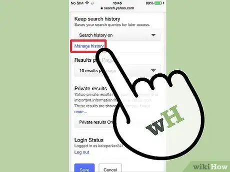 Imagen titulada Delete Yahoo History Step 10