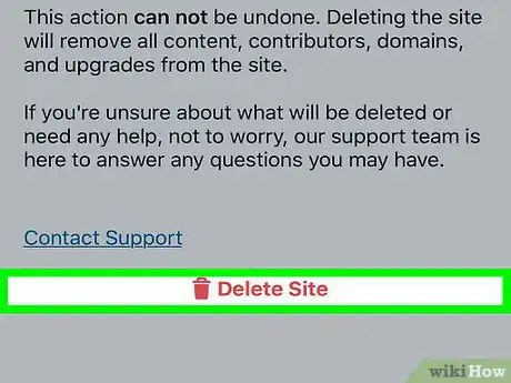 Imagen titulada Delete a WordPress.Com Blog Step 6