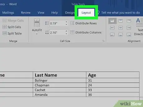 Imagen titulada Split a Table in Word Step 4