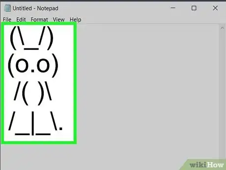 Imagen titulada Make a Bunny by Typing Characters on Your Keyboard Step 60