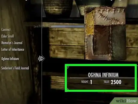 Imagen titulada Do the Oghma Infinium Glitch in Skyrim Step 15