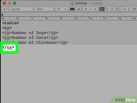 Imagen titulada Create a Table in HTML Step 6