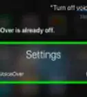 desactivar el VoiceOver en un iPhone