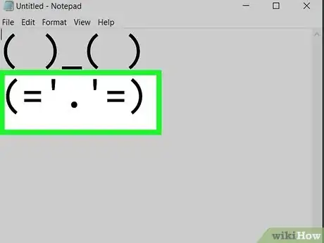 Imagen titulada Make a Bunny by Typing Characters on Your Keyboard Step 10