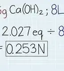 calcular la normalidad