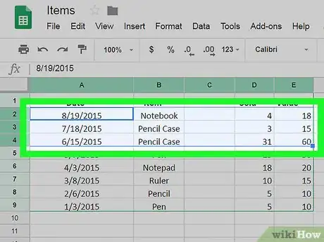 Imagen titulada Highlight Duplicates on Google Sheets on PC or Mac Step 3