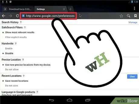 Imagen titulada Disable Google Safe Search on Android Step 7