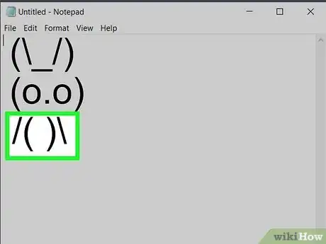 Imagen titulada Make a Bunny by Typing Characters on Your Keyboard Step 58