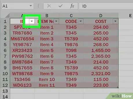 Imagen titulada Make Tables Using Microsoft Excel Step 10