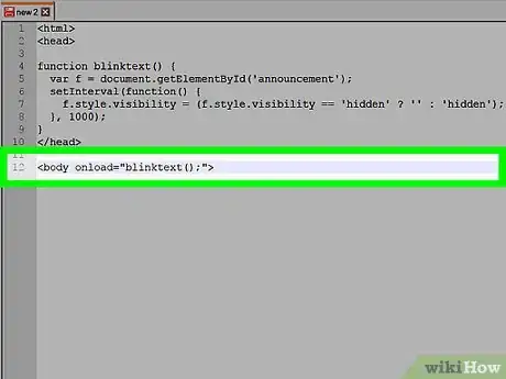 Imagen titulada Make Text Blink in HTML Step 8