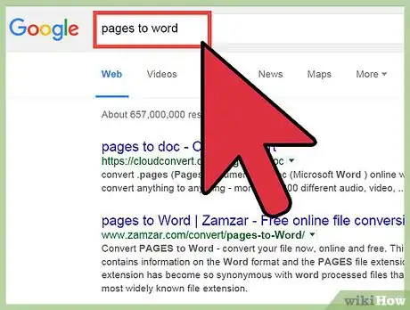 Imagen titulada Convert Pages to Word Step 8