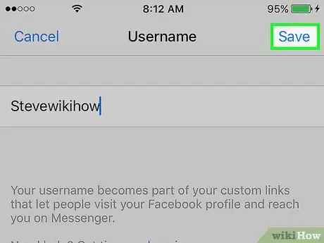 Imagen titulada Change Your Facebook Messenger Username Step 7