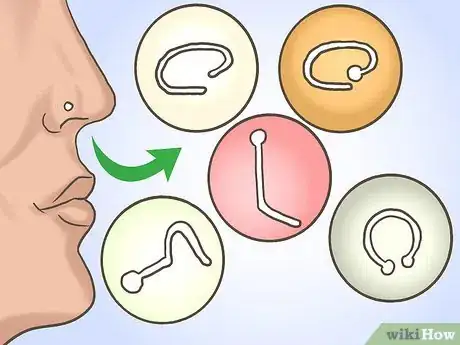 Imagen titulada Change a Nose Piercing Step 3