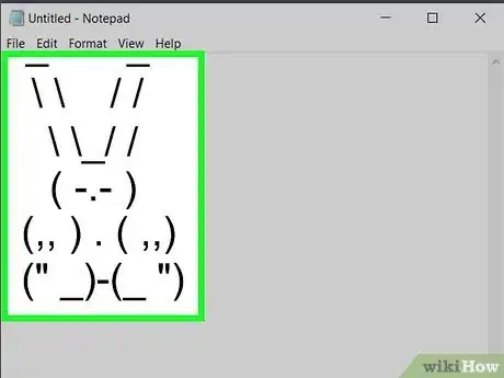 Imagen titulada Make a Bunny by Typing Characters on Your Keyboard Step 69