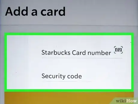 Imagen titulada Add Partner Numbers to Starbucks App Step 15