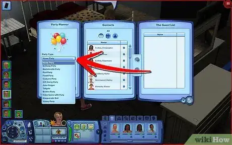 Imagen titulada Have a Brilliant Party in Sims 3 Step 8