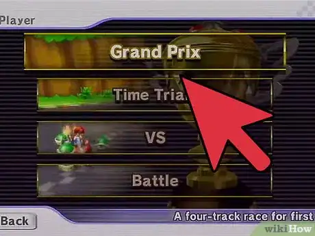 Imagen titulada Unlock Bowser Jr on Mario Kart Wii Step 1