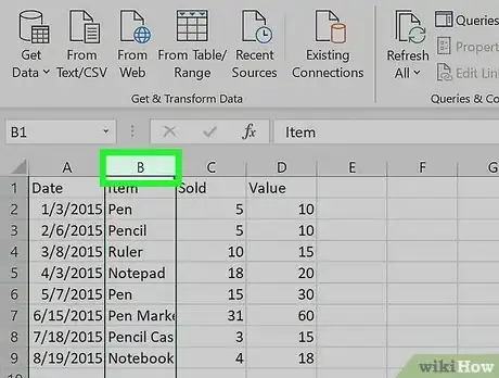 Imagen titulada Copy Paste Tab Delimited Text Into Excel Step 9