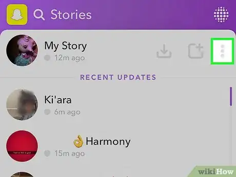 Imagen titulada See Who Viewed Your Snapchat Story Step 3