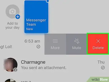Imagen titulada Delete a Conversation on Facebook Messenger Step 4