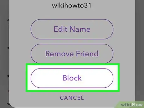 Imagen titulada Hide Friends on Snapchat Step 6