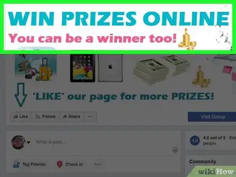 Imagen titulada Raffle on Facebook Step 4