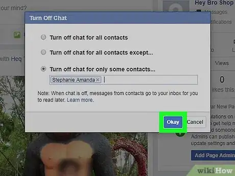 Imagen titulada Appear Offline to Some People on Facebook Step 12
